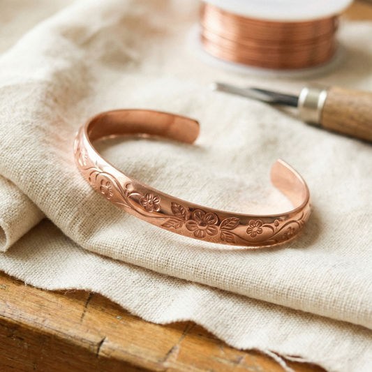 Brazalete Flor de Cobre