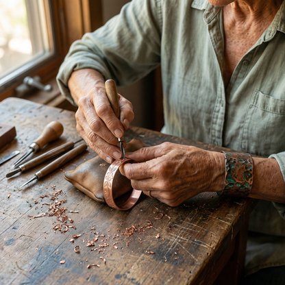 Brazalete Flor de Cobre
