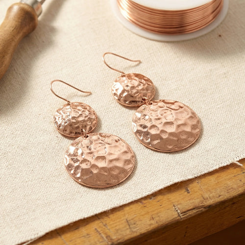 Pendientes Solsticio de Cobre