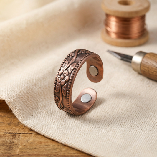Anillo Pétalo de Cobre