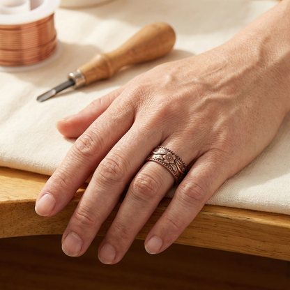 Anillo Pétalo de Cobre