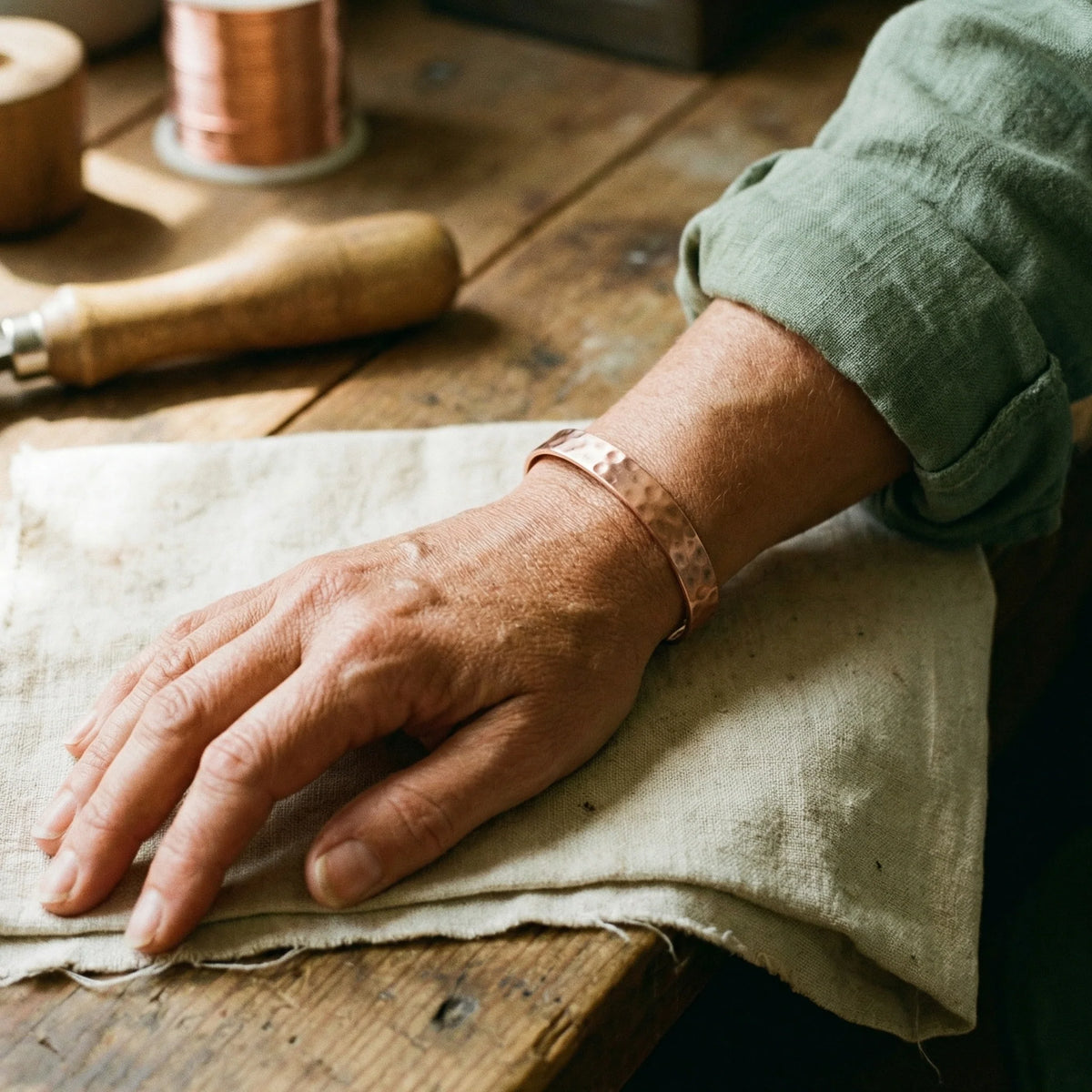 Brazalete Clásico de Cobre