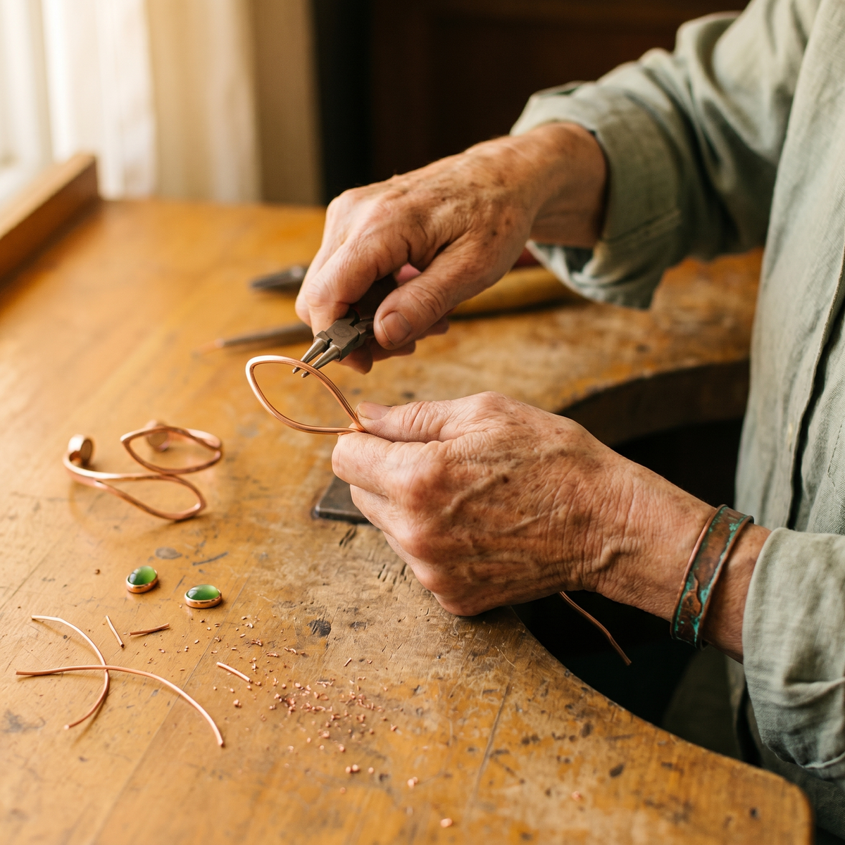 Brazalete Ópalo de Cobre