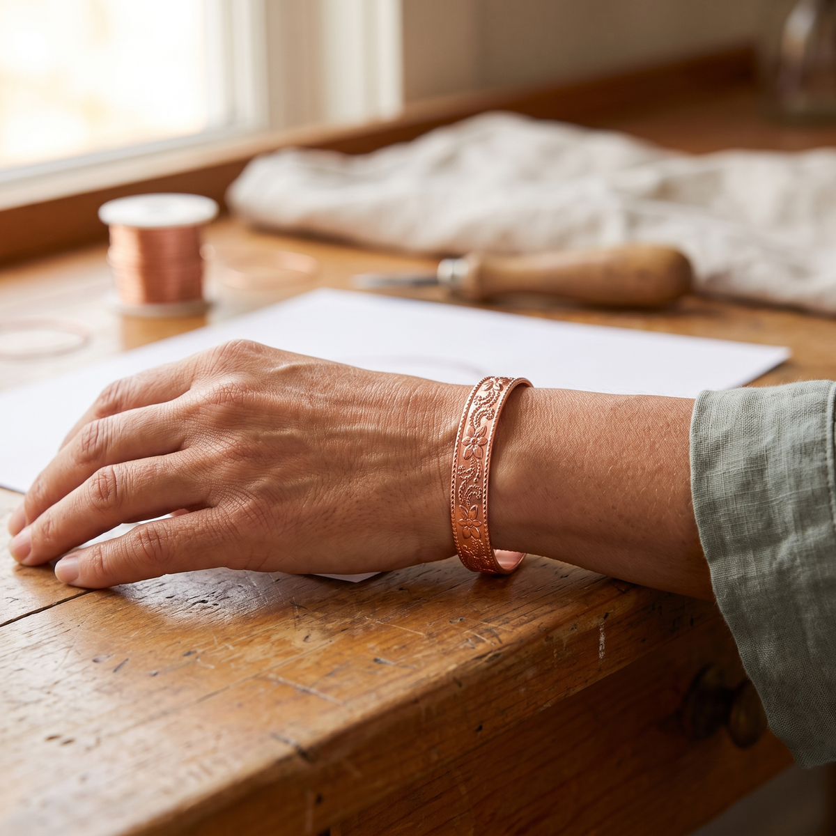 Brazalete Brezo de Cobre