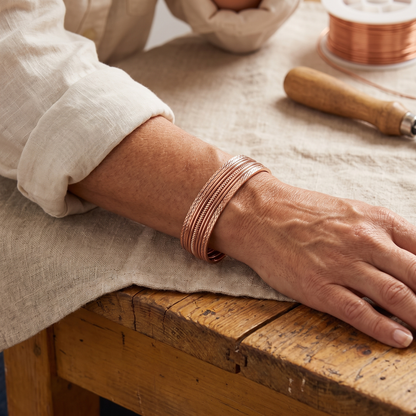 Brazalete Hoja de Cobre