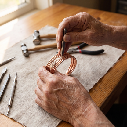 Brazalete Hoja de Cobre