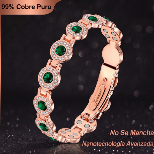 Brazalete de Cobre Cola de Gallo