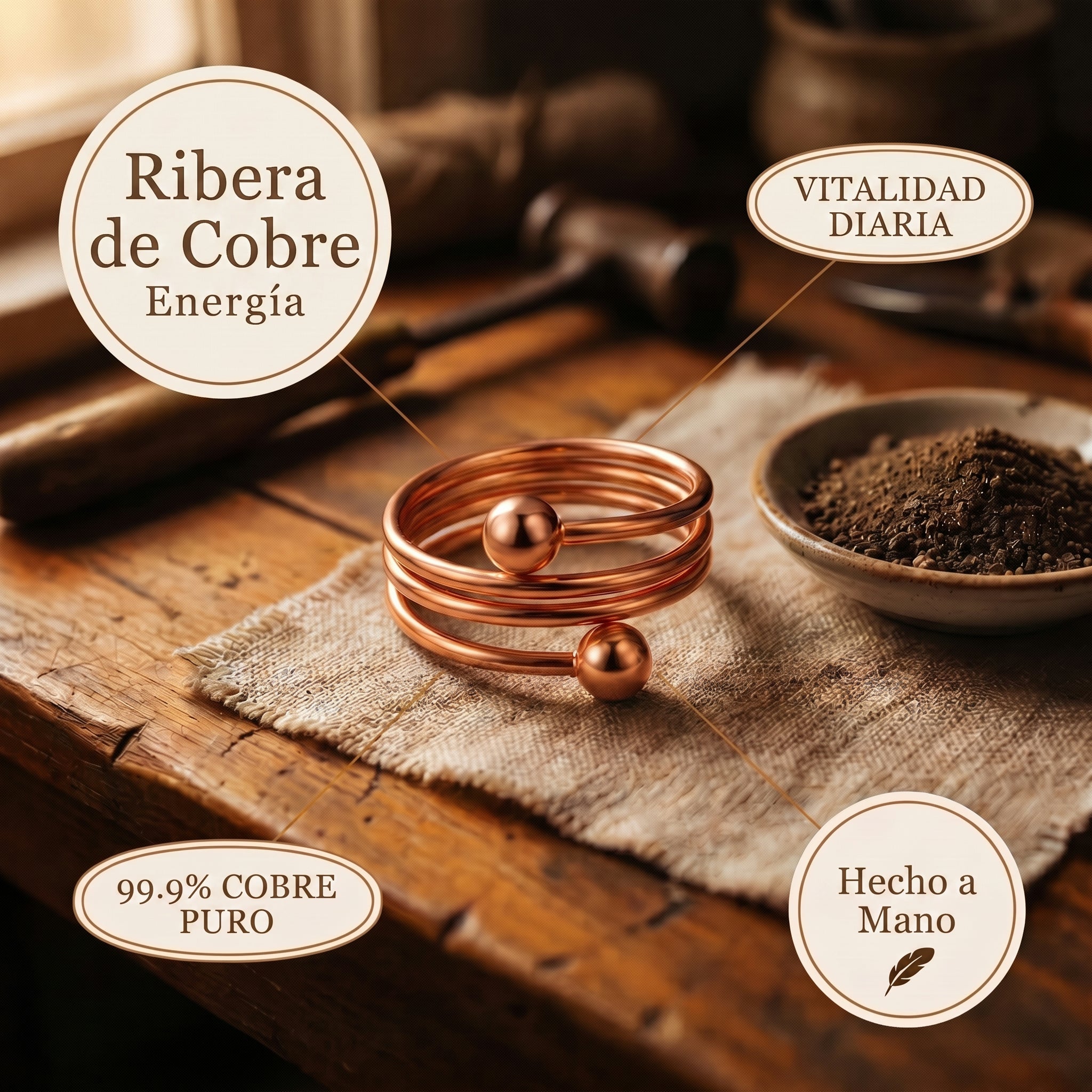 Anillo Ribera de Cobre