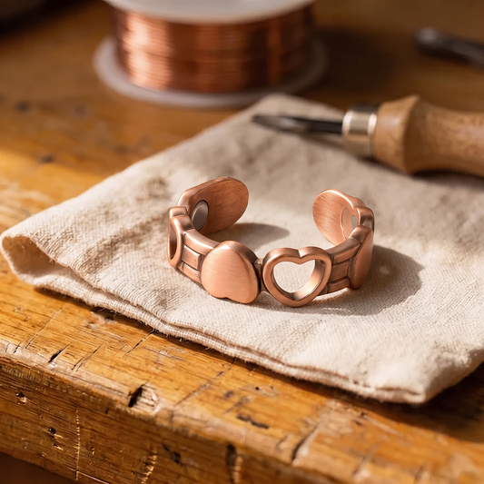 Anillo Corazón de Cobre